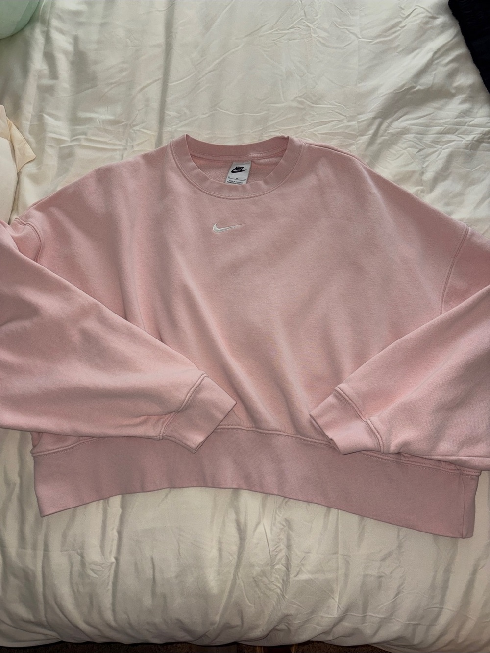 Baby Pink Nike Crewneck